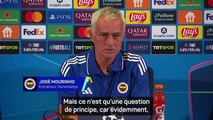 Fenerbahçe - mourinho : “je pense que benfica n’est pas content et aurait préféré feyenoord”