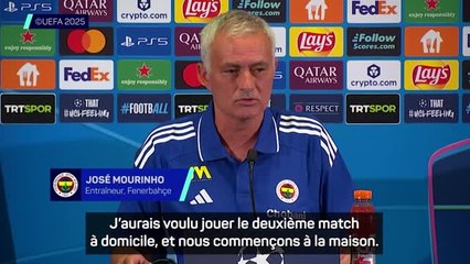 Fenerbahçe - Mourinho : "Ce que je veux ne compte pas, il faut affronter la réalité"