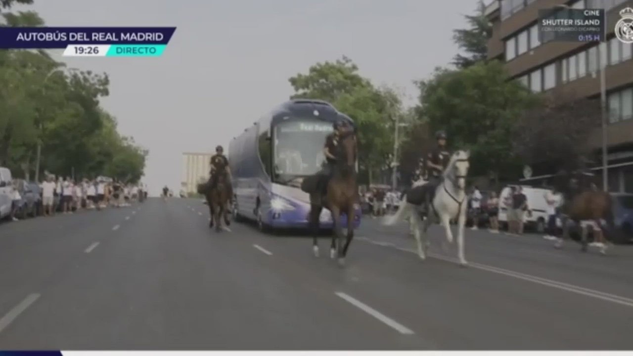 Llegada Real Madrid al Bernabéu Real Madrid Osasuna
