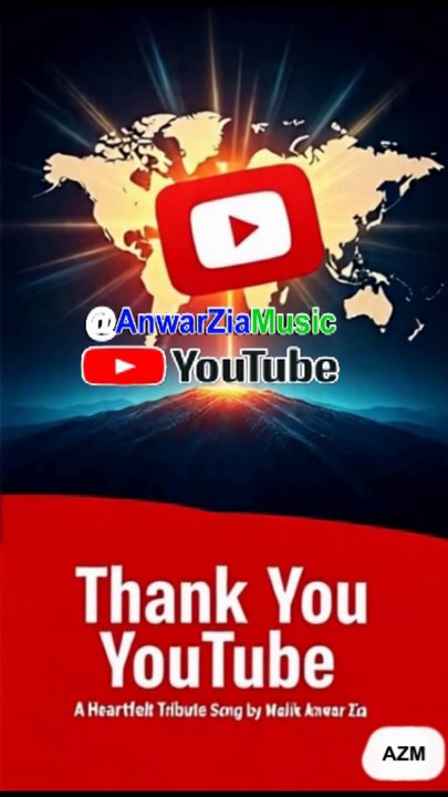 World’s First YouTube Song, Tera Shukriya YouTube Baba, Tribute To YouTube by Malik Anwar Zia, YouTube Baaba, Short Tribute Song, YouTube Song, Anwar Zia Music, Malik Anwar Zia, Thank You YouTube, Tribute to YouTube Song,