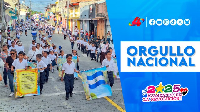 🇳🇮 Boaco inicia los desfiles patrios con estudiantes llenos de orgullo nacional