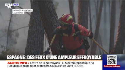 Incendies en Espagne: des feux d'une ampleur effroyable