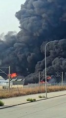 El fuego de una fábrica en Yeles (Toledo) próxima a las vías afecta a la conexión ferroviaria entre Madrid y Andalucía