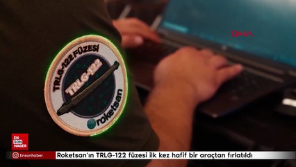 Roketsan'ın TRLG-122 füzesi ilk kez hafif bir araçtan fırlatıldı