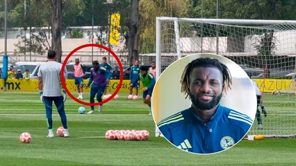 Allan Saint-Maximin demuestra de qué está hecho en entrenamientos con América y sorprende en la cancha