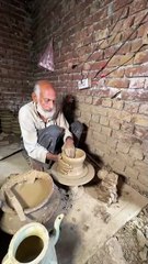Amazing Clay Art 80 Year Old Man working