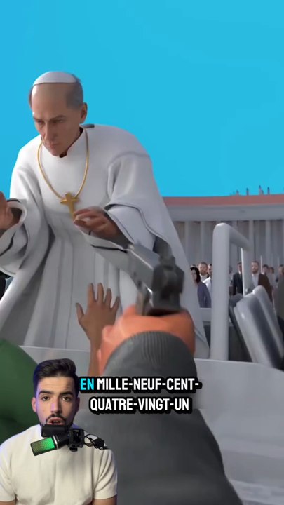 Le pape a été visée