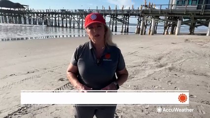 Rip current danger rises as Erin stirs Florida surf