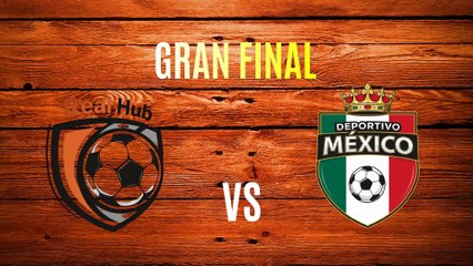 Resumen de la Gran Final del 1er Torneo Intersemanal Nocturno Libre Varonil Colonia México entre Real Hub vs Deportivo México!!!