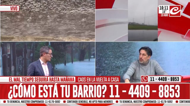 Nicolas Trotta: Las obras ayudan a que las lluvias no sean tan terribles