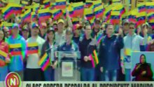 Clase obrera del estado Bolívar manifiesta su apoyo al presidente Maduro