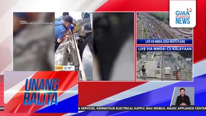 2 suspek sa pamamaril sa isang lalaki, arestado; motorsiklo na ginamit sa krimen, narekober sa ilog | Unang Balita