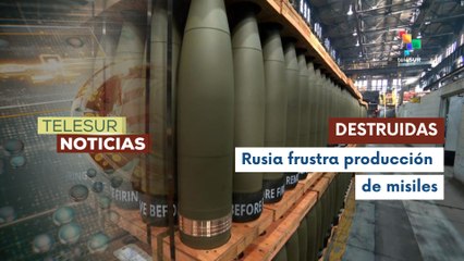 Destruyen fábricas de producción de misiles táctico-operativos en Ucrania