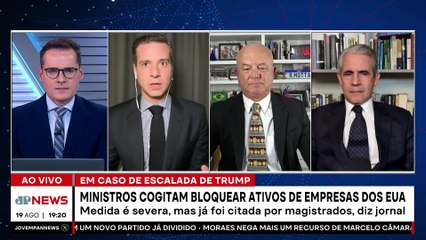 Ministros do STF avaliam bloquear ativos de empresas dos EUA caso tensão com Trump escale