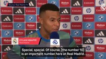 Mbappe embraces 'special' Real Madrid No.10 shirt