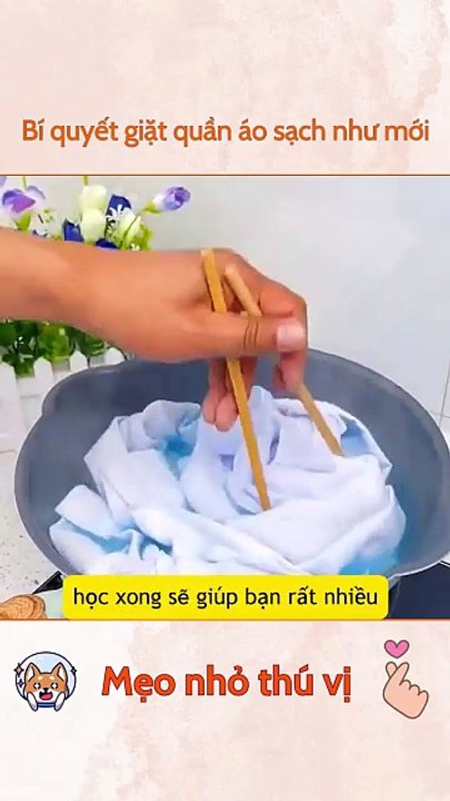 Bí quyết giặt quần áo sạch như mới