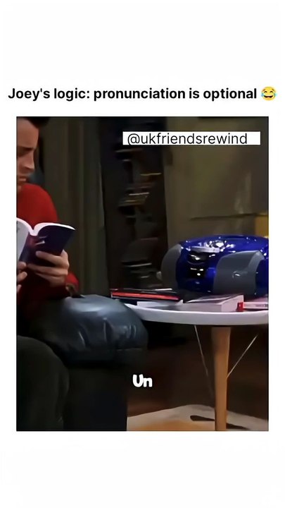 Joey's logic 😆