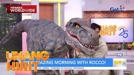 Dino-mazing morning with Rocco Nacino | Unang Hirit