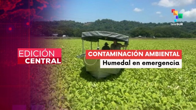 Lago salvadoreño es afectado por la contaminación ambiental