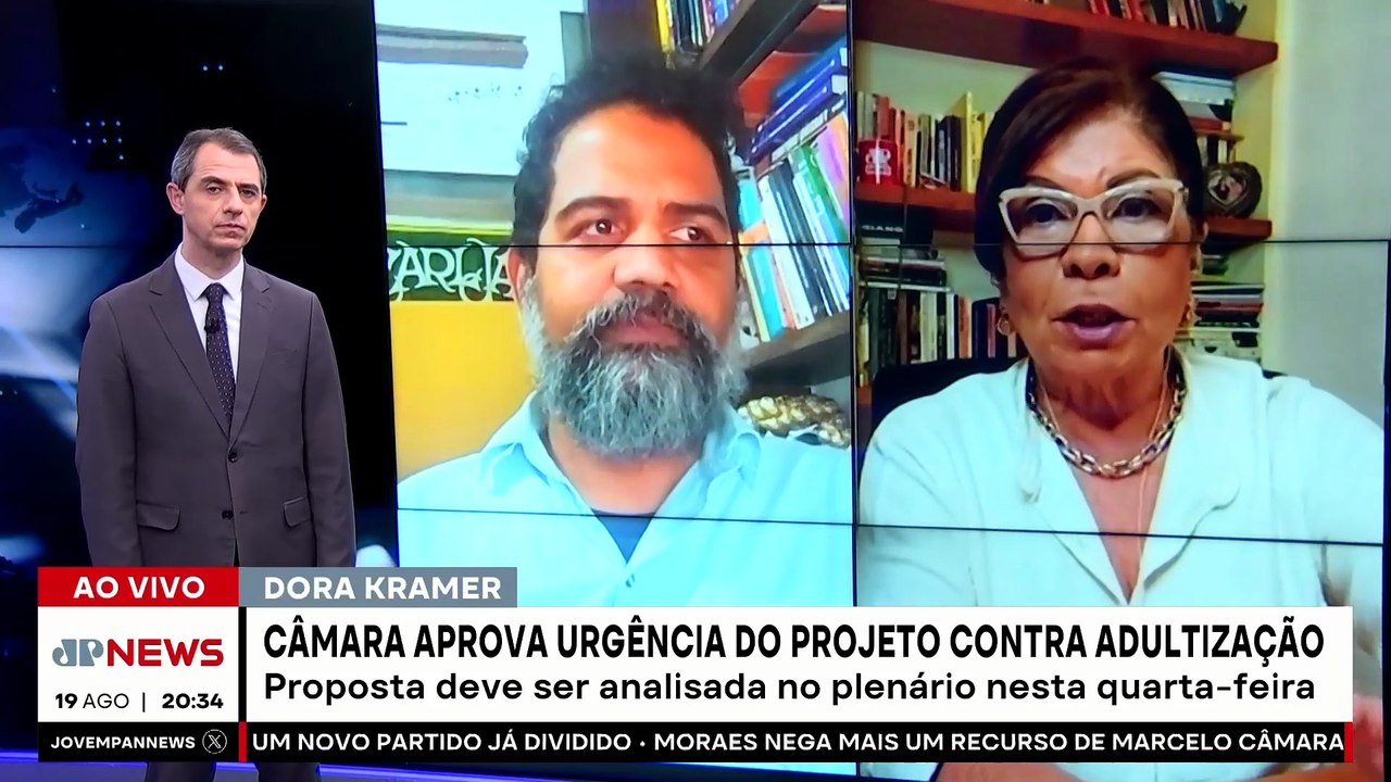 DINO ESCLARECE DECISÃO SOBRE LEI MAGNITSKY | JORNAL JOVEM PAN -  19/08/2025