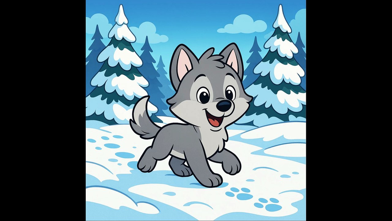 Winter Kids Song – Wolf Pup Sings About the Beautiful North Dakota Snow | Fun Children’s Music - North Dakota Fairytales