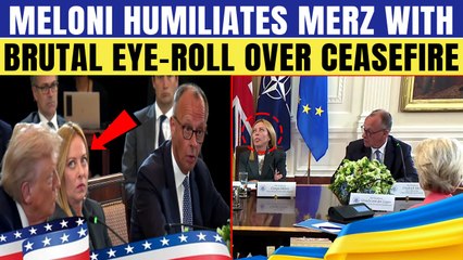VIDEO: Meloni’s EYE-ROLL At German Chancellor Goes Viral |Internet CROWNS Her ‘Queen of Expressions’