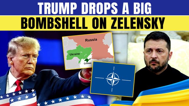 ‘No Crimea & No NATO for Ukraine!’ Trump DECLARES | Zelensky in SHOCK as Trump sides with Putin