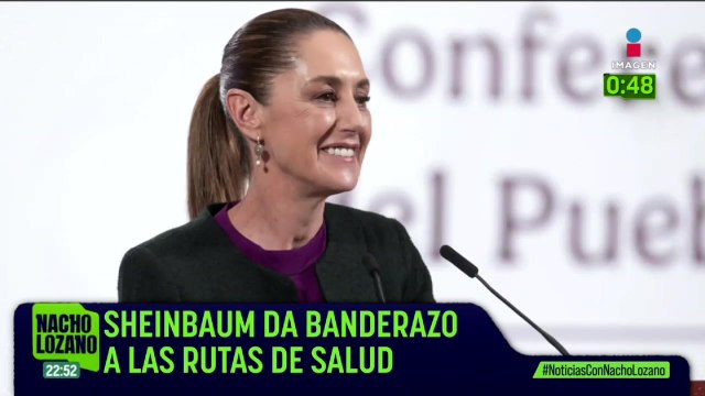 Claudia Sheinbaum anunció el arranque de las Rutas de la Salud