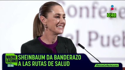 Claudia Sheinbaum anunció el arranque de las Rutas de la Salud
