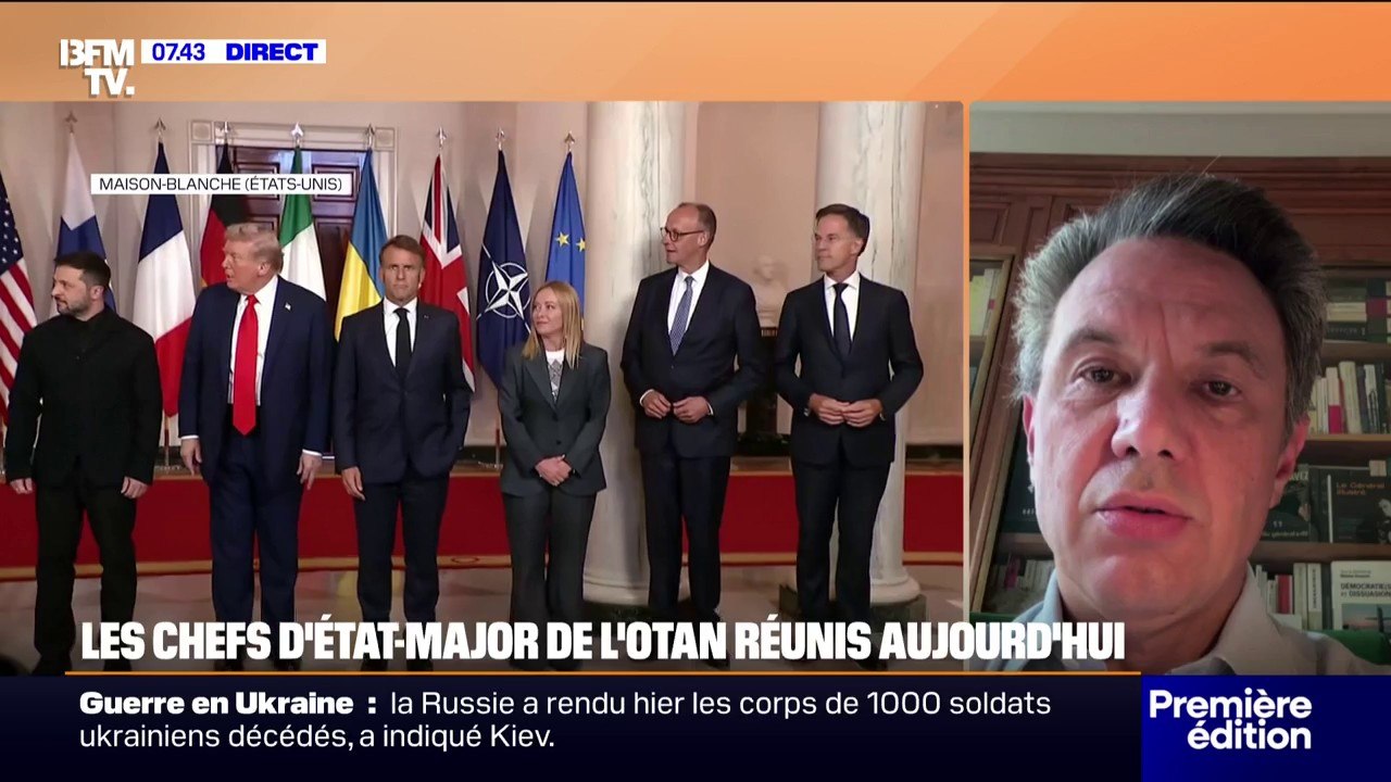 Guerre en Ukraine: “Une réunion en visioconférence non-programmée des chefs d’état-major de l’Otan, c’est exceptionnel”, assure Camille Grand, ex-secrétaire général adjoint de l’Otan