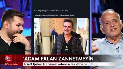 Ahmet Çakar: Biz normal sade vatandaştan çok daha sahtekarız