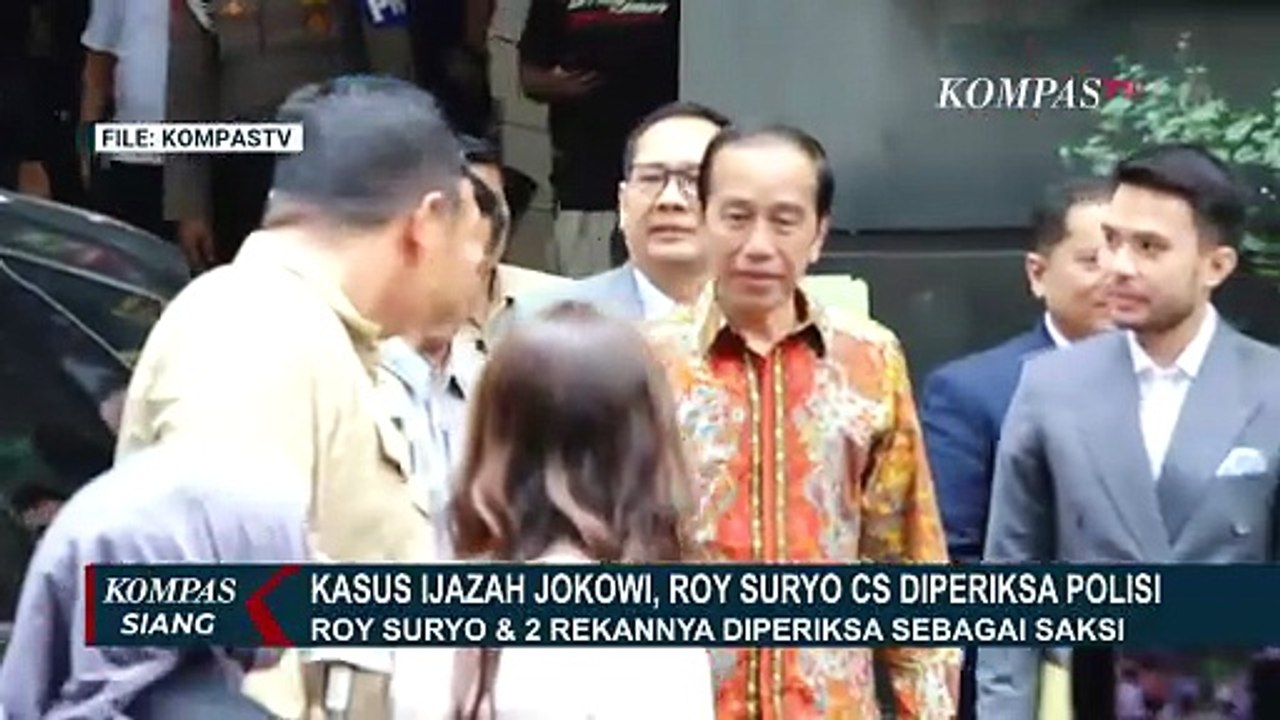 Diperiksa Kasus Ijazah Jokowi, Roy Suryo Cerita Intimidasi saat Luncurkan Buku | KOMPAS SIANG
