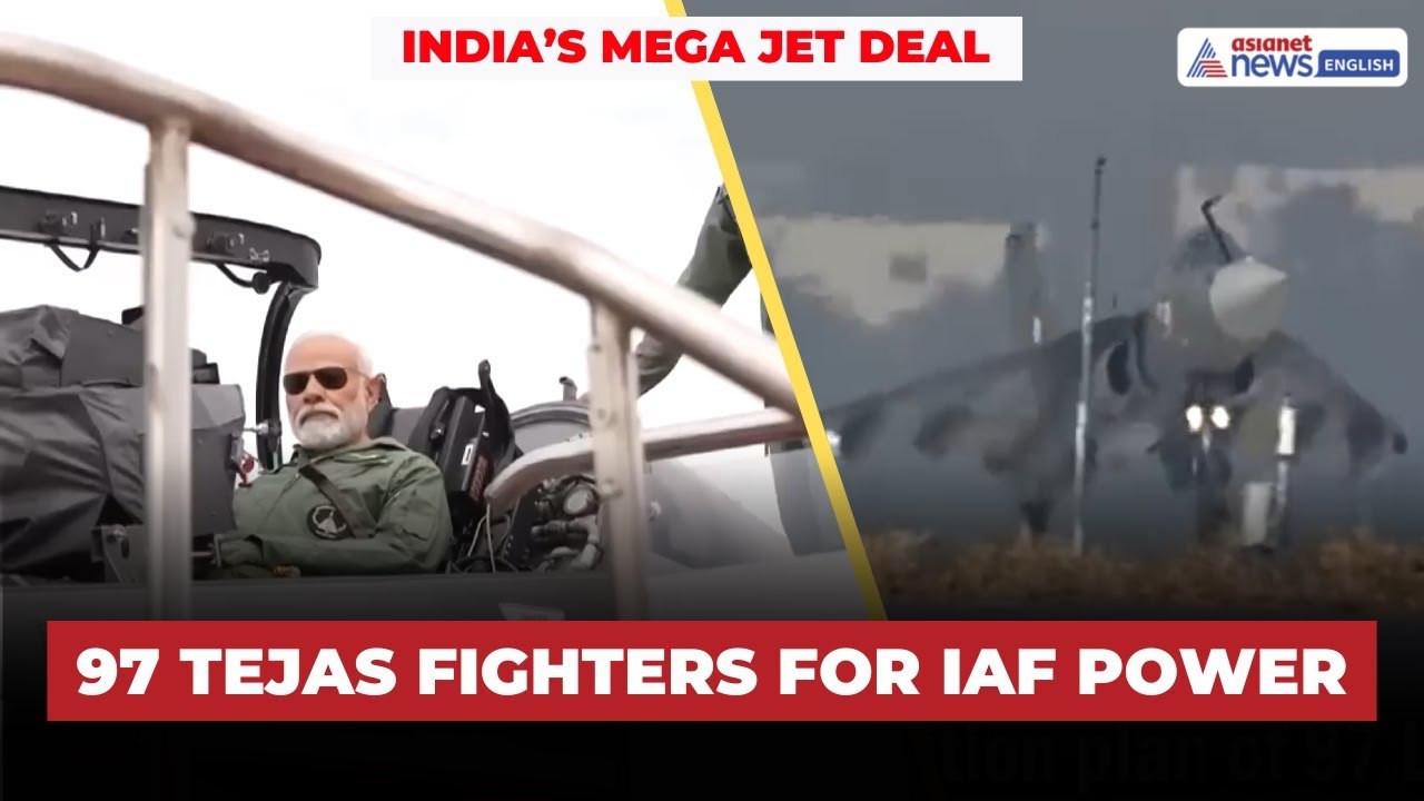 BREAKING: India’s Biggest Fighter Jet Deal Clears: 97 Tejas Mark 1A Jets for IAF