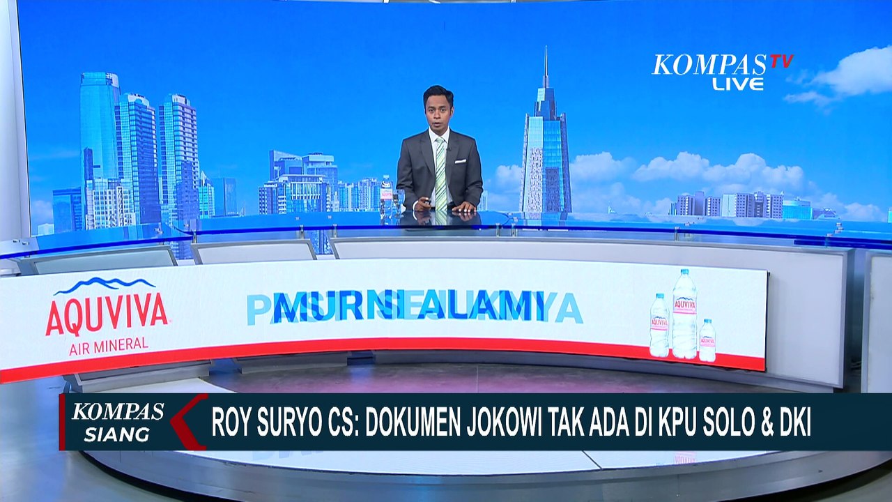 Roy Suryo Soroti Dokumen Jokowi 'Hilang' di KPU Solo-Jakarta dalam Polemik Ijazah | KOMPAS SIANG
