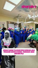 Sebak! Darna Tajudin pergi dengan jasa terakhir derma kornea. Tangisan lima anak undang pilu