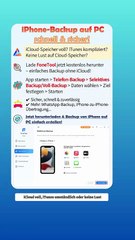 📲 iPhone-Backup auf PC – ohne Cloud & ohne Stress! 🔒