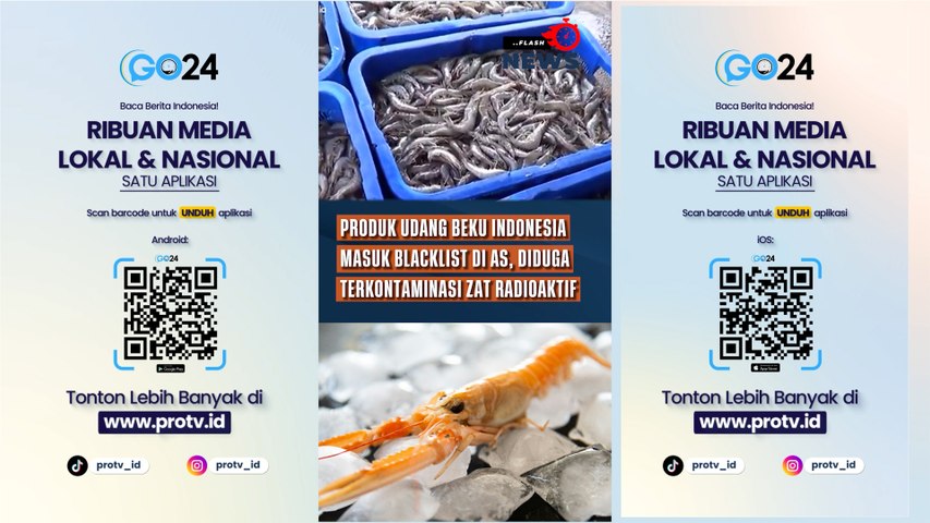 Produk Udang Beku Asal Indonesia Masuk Blacklist di AS, Diduga Terkontaminasi Zat Radioaktif