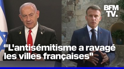 Benjamin Netanyahu affirme que l'appel d'Emmanuel Macron à reconnaître l'État de Palestine "alimente le feu antisémite"