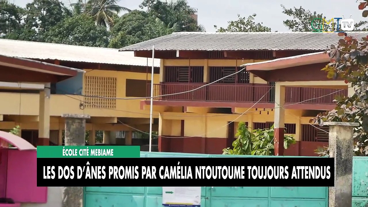 [#Reportage] École Cité Mebiame : les dos d’ânes promis par Camélia Ntoutoume toujours attendus