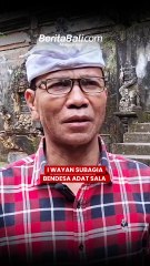 Upacara di Setra, Penjelasan Bendesa Adat Sala