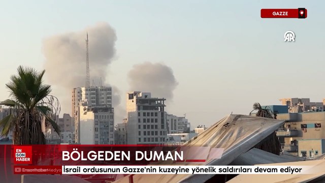 İsrail ordusunun Gazze'nin kuzeyine yönelik saldırıları devam ediyor