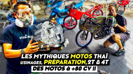 JUMPHOL : LE PRÉPARATEUR MOTO N°1 en THAÏLANDE (Prototype, 100% CNC, prépa méthanol..)