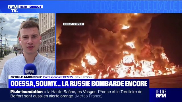 Guerre en Ukraine: la Russie bombarde Odessa et Soumy