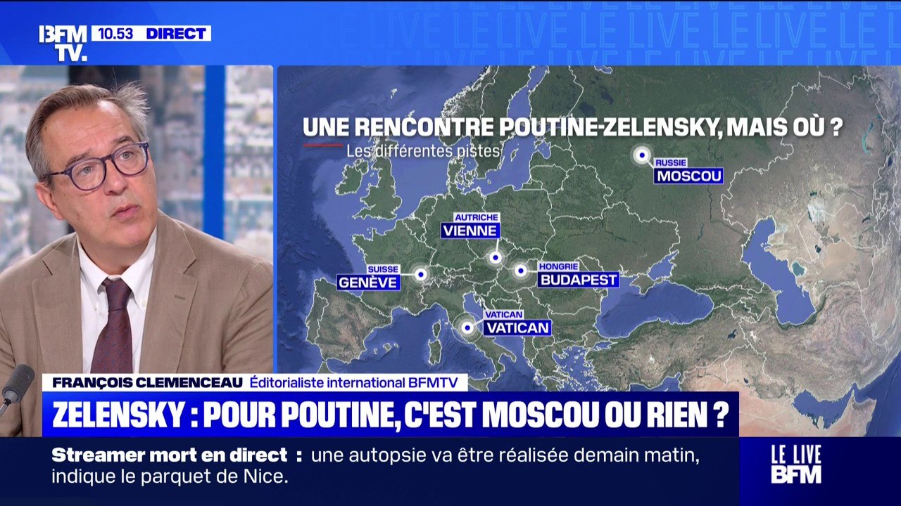 Guerre en Ukraine: quels pays sont pressentis pour accueillir une possible rencontre entre Volodymyr Zelensky et Vladimir Poutine?