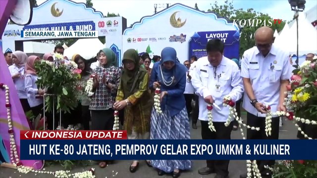 Terlengkap! Expo UMKM Kuliner hingga Jamu Meriahkan HUT ke-80 Jateng | INDO UPDATE