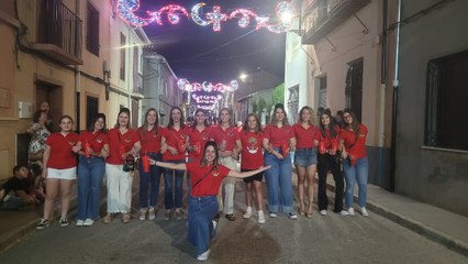 Marta García y Rosa Sánz, de la filá Tuaregs