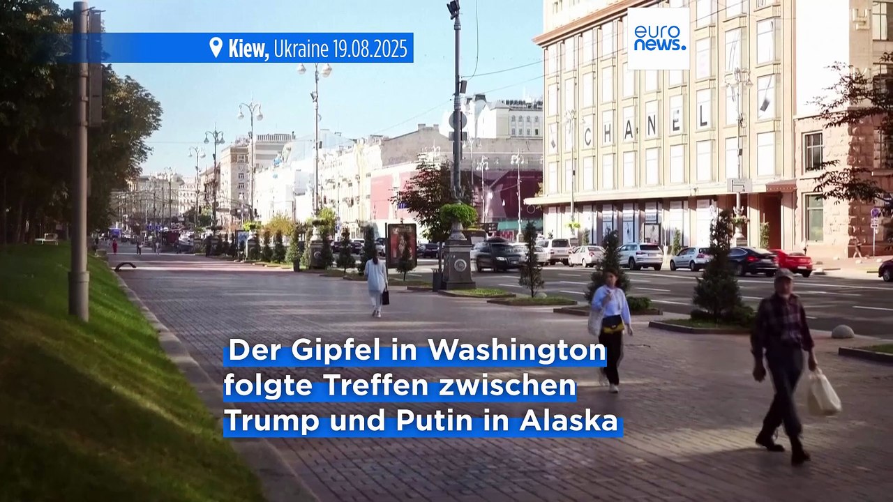 Kyjiwer Bürger reagieren auf Selenskyj-Trump-Gespräche