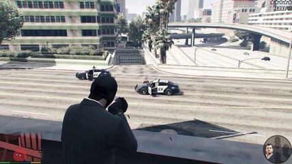 Bank Robbery Fight in The Big Score Mission | GTA V | Epic Gold Heist Battle