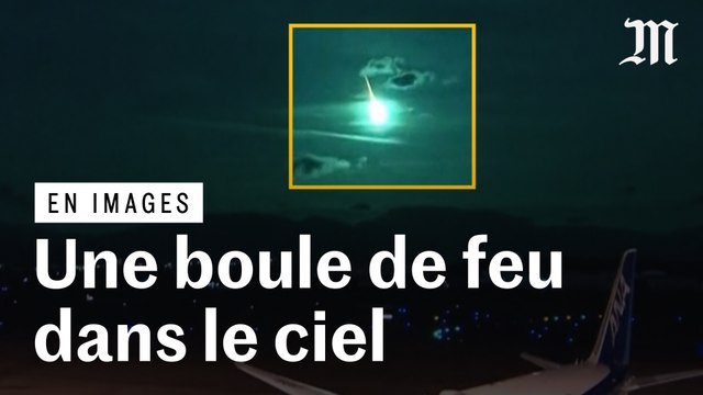Une boule de feu a traversé le ciel japonais