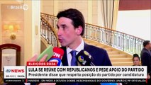 Lula se reúne com Republicanos e pede apoio do partido